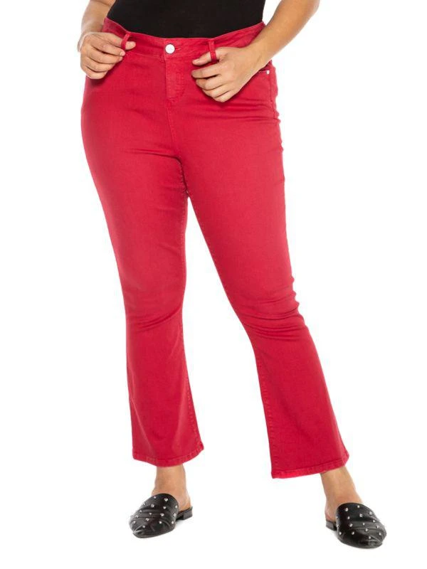 Slink Jeans Plus Plus High Rise Ankle Bootcut Jeans 4