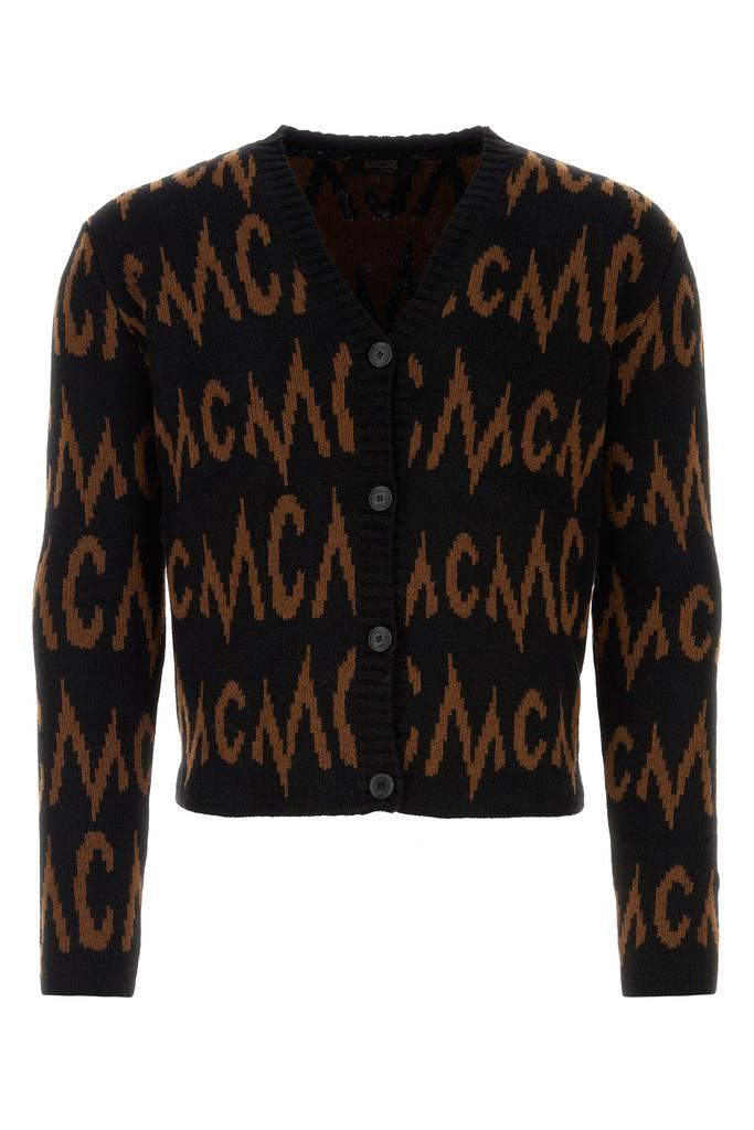 MCM Embroidered cashmere blend cardigan