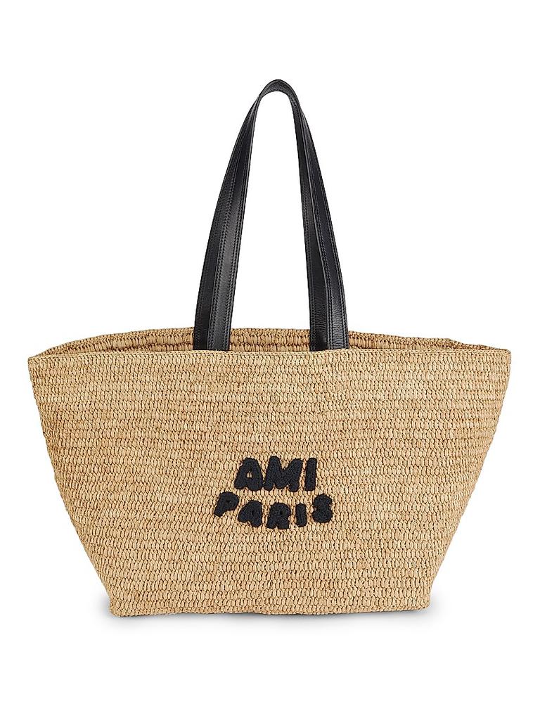AMI Green Paris Paris Top Handle Bag - Tote Bags - Save AMI Green Paris Paris Top Handle Bag - Tote Bags - Save