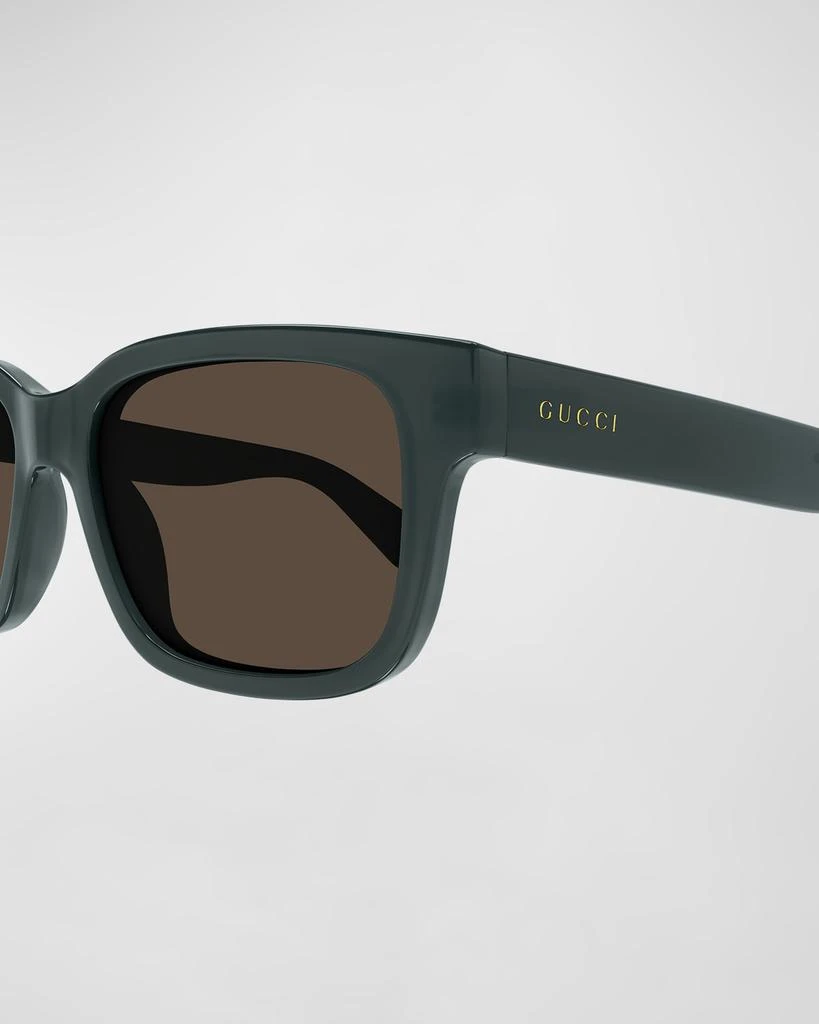 Gucci Men's Rectangle Plastic Sunglasses 2