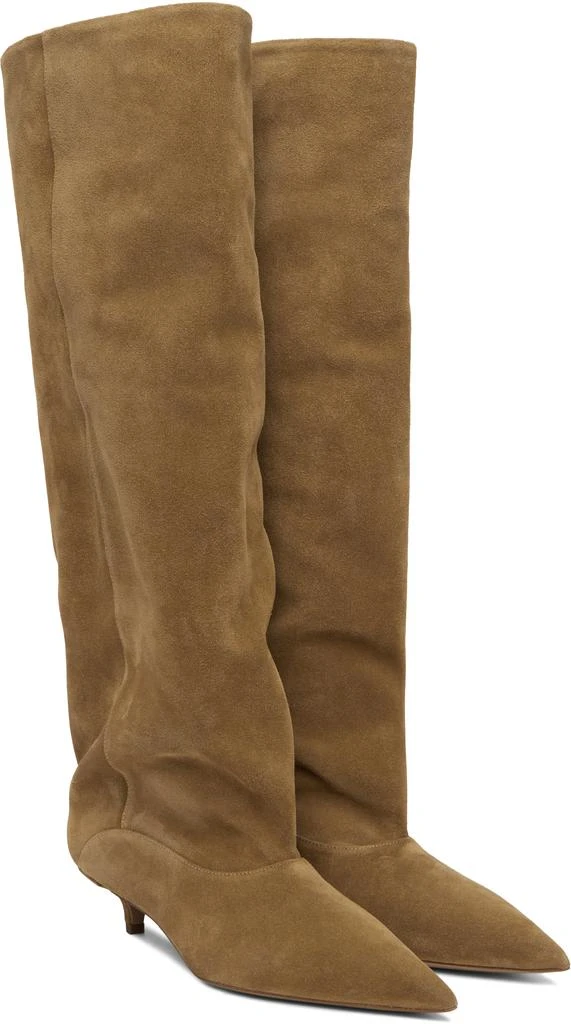 Paris Texas Beige Ines 35 Tall Boots 4