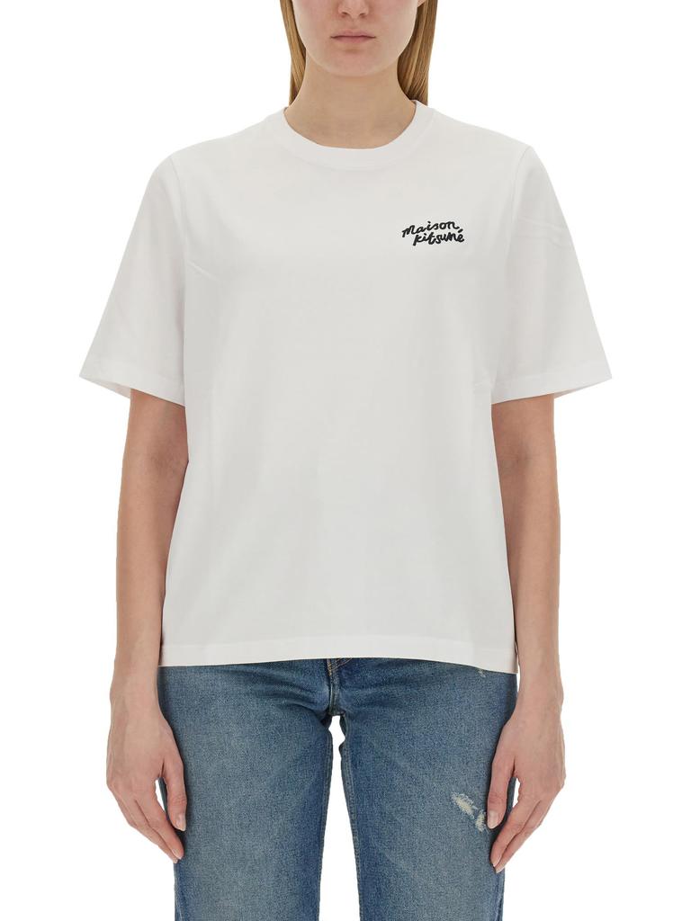 Maison Kitsune T-shirt With Logo