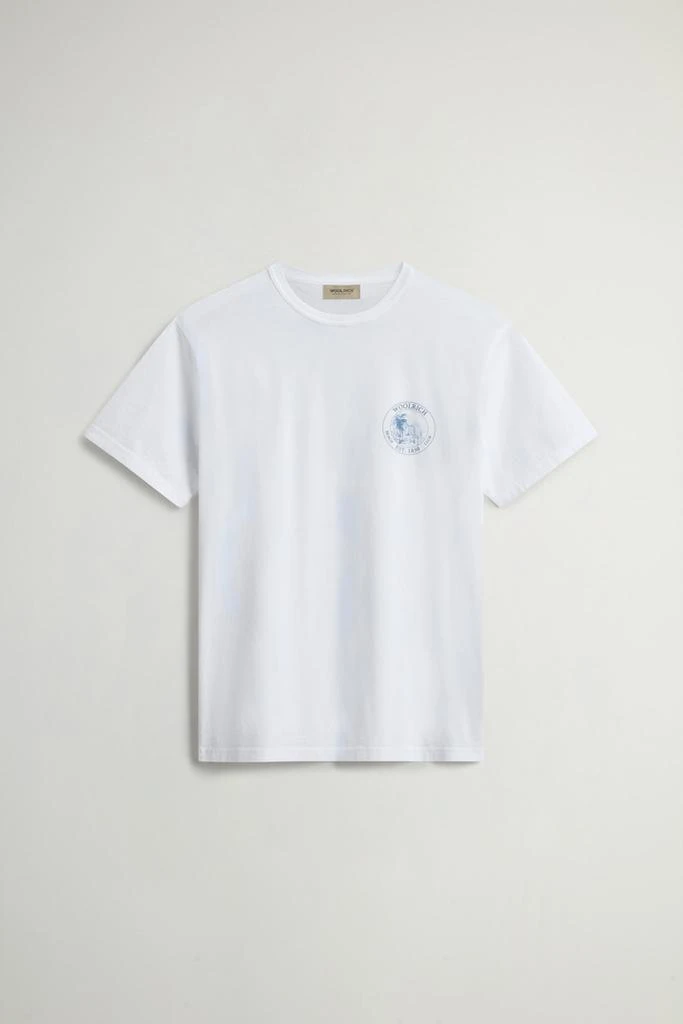 Woolrich Pure Cotton T-shirt - Men - Blue 5