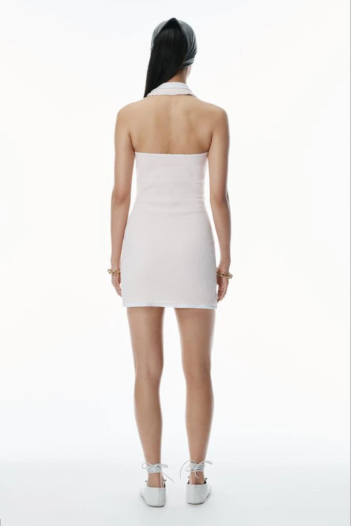 Alexander Wang Layered Polo Halter Minidress 4