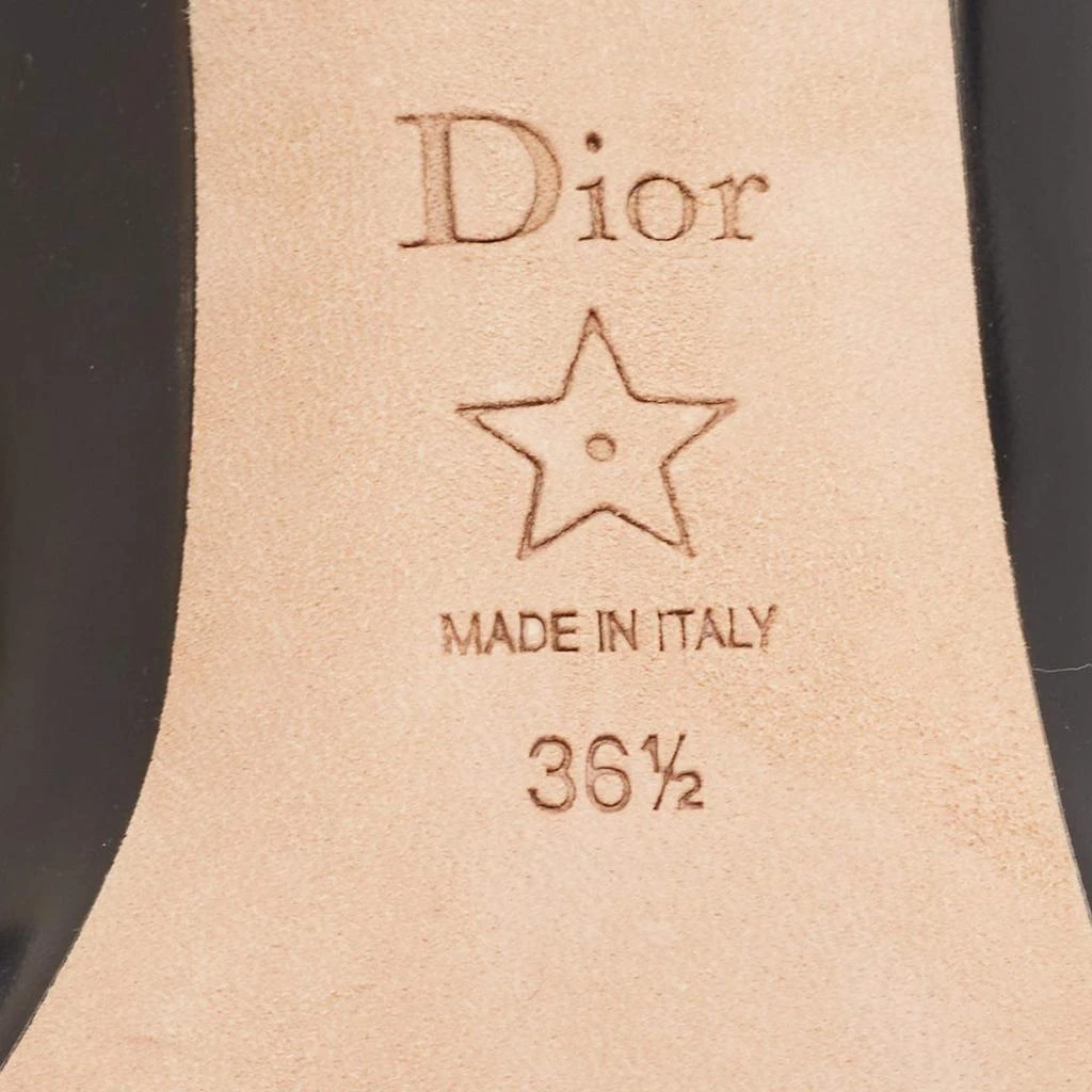 Dior Dior Black Leather D-Doll Mary Jane Pumps Size 36.5 8