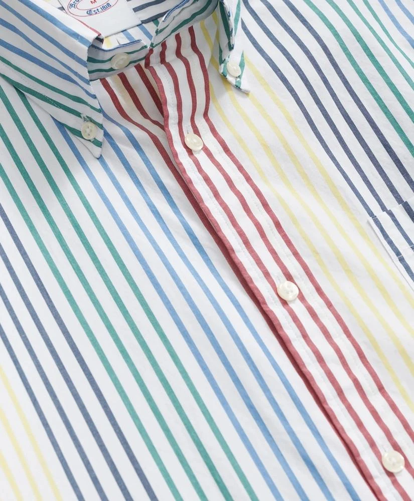 Brooks Brothers Friday Shirt, Poplin Archive Stripe 2