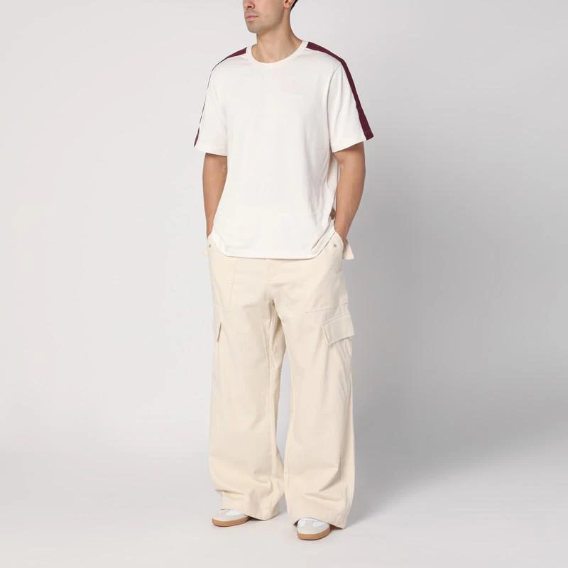 Adidas Ivory cotton cargo trousers 2