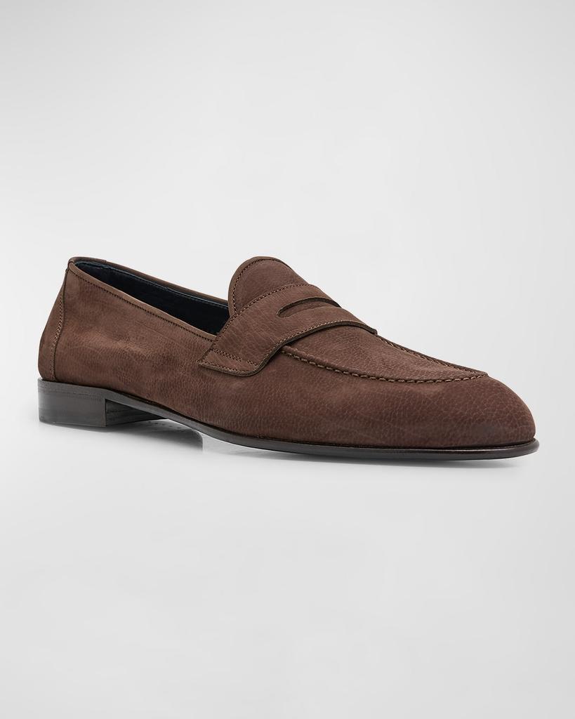 Brioni Men's Suede Penny Loafers