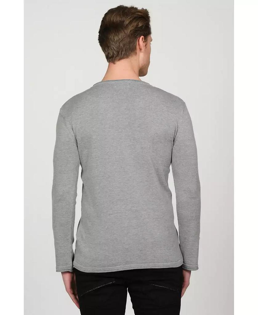 RON TOMSON Men's Modern Distorted Sweater