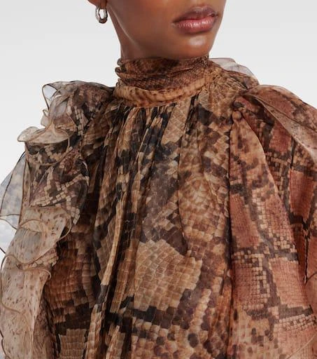 Zimmermann Memento ruffled silk blouse 4