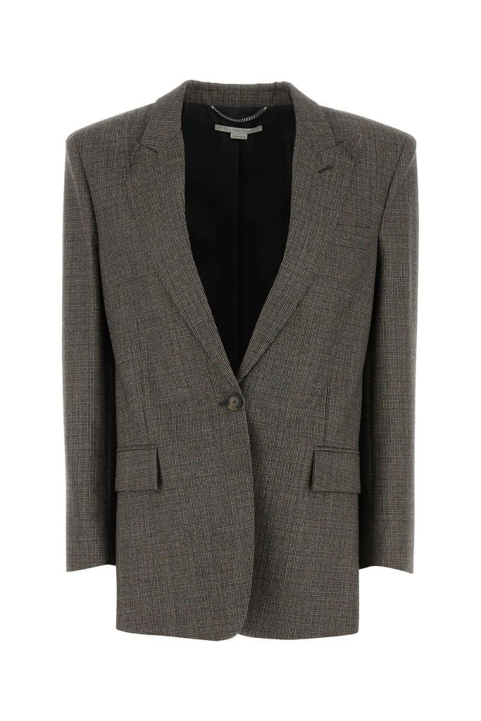 Stella McCartney Embroidered wool oversize blazer