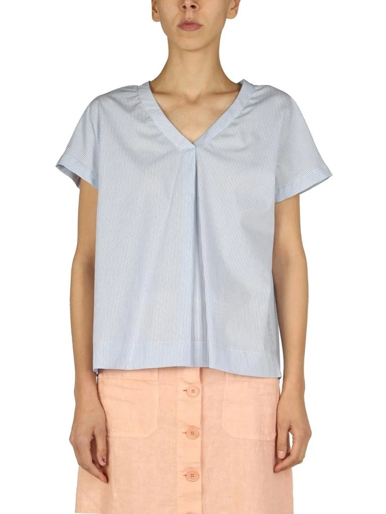 ASPESI V-NECK TOP 1