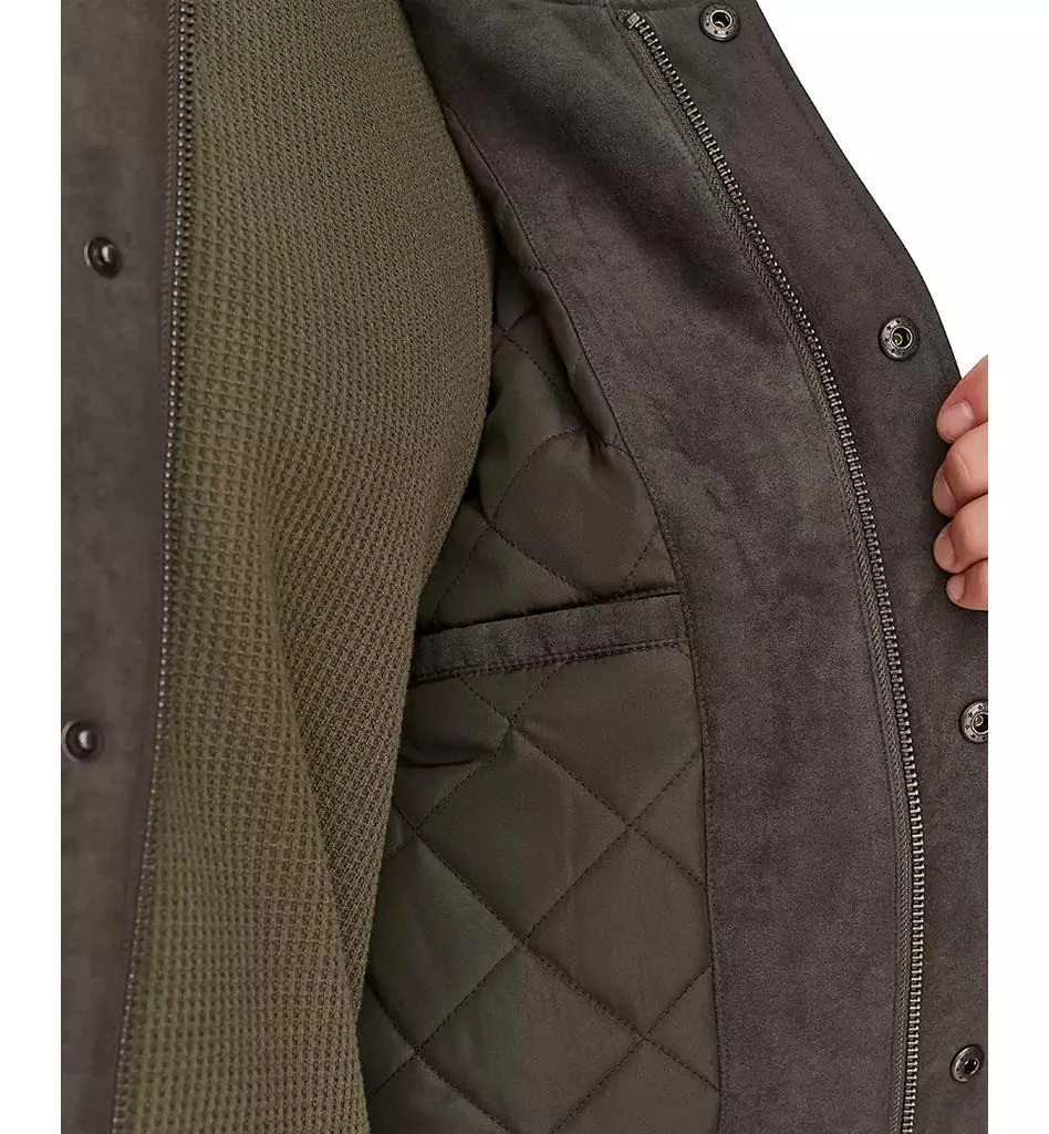 Levi's Men's Faux-Suede Varsity-Stripe Bomber Jacket 3