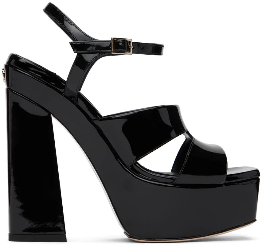Jimmy Choo Black Ellison/PF 140 Heeled Sandals 1