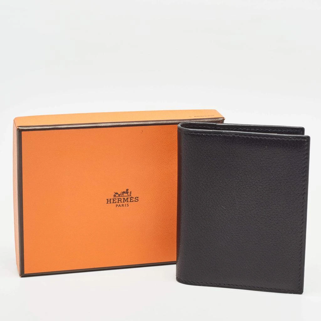 Hermes Hermès  Noir Evercolor Leather Simple Agenda Cover PM 6