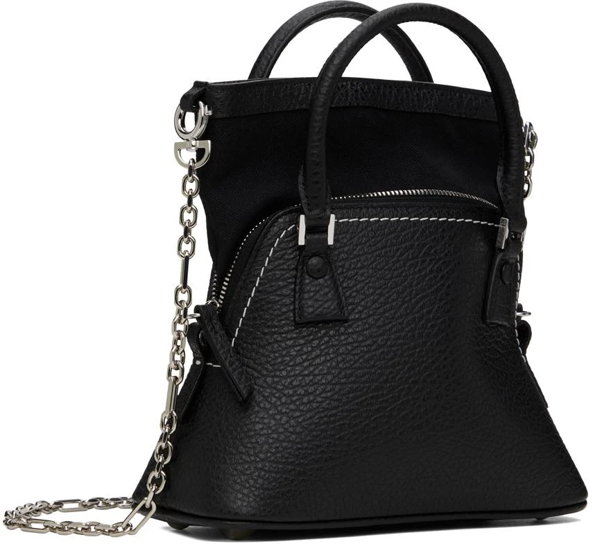 MAISON MARGIELA Black 5AC Classique Micro Bag 3