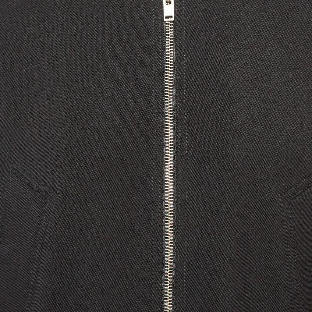 ZADIG & VOLTAIRE Zadig & Voltaire Black Drill Zip-Up Bradley Bomber Jacket S 3