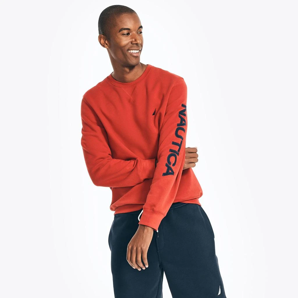 Nautica Mens Logo Crewneck Sweatshirt 3