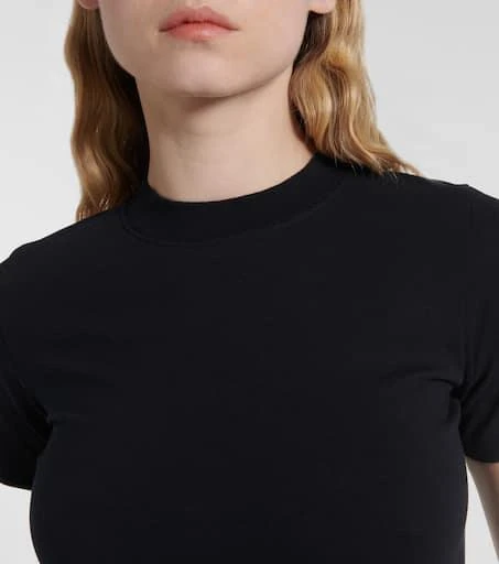 Balenciaga Lingerie cotton-blend jersey T-shirt 4