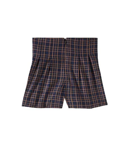 MOLO Alysie checked shorts 3