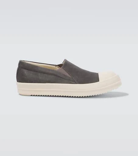 Rick Owens Boat denim slip-on sneakers 1