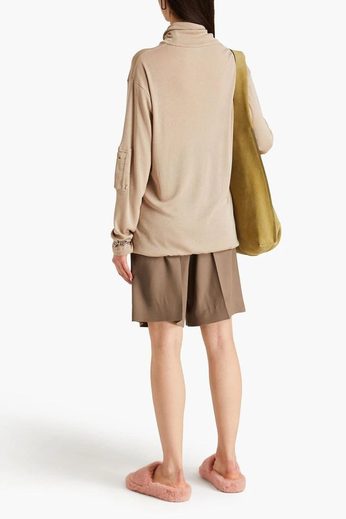 Acne Studios Ribbed Lyocell turtleneck top 3