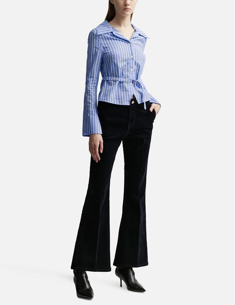 House Of Sunny Elle Belted Shirt 4