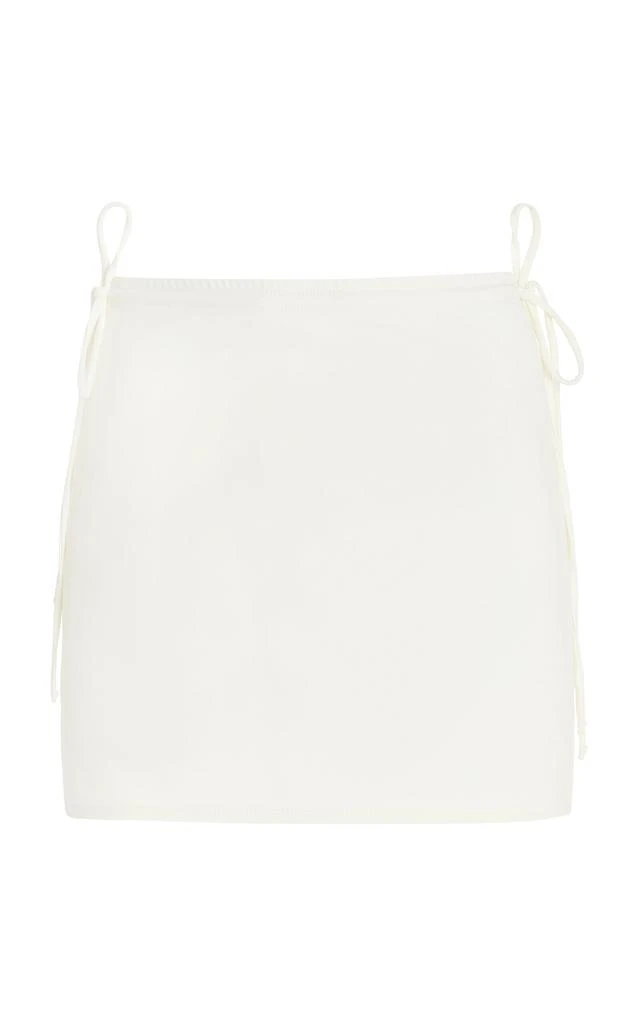 MARE PERPETUA MARE PERPETUA - Sun Tie-Detailed Swim Skirt - Ivory - XS - Moda Operandi 1