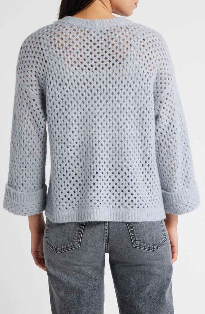 Wit & Wisdom Open Stitch Cuffed Sweater 2