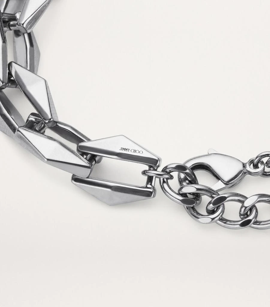 Jimmy Choo Diamond Chain Bracelet 4