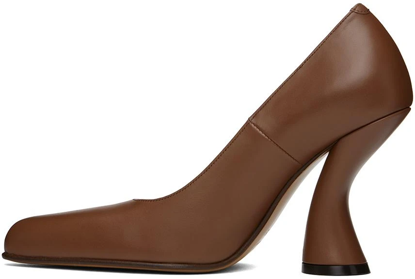 Dries Van Noten Tan Pointed Toe Heels 3