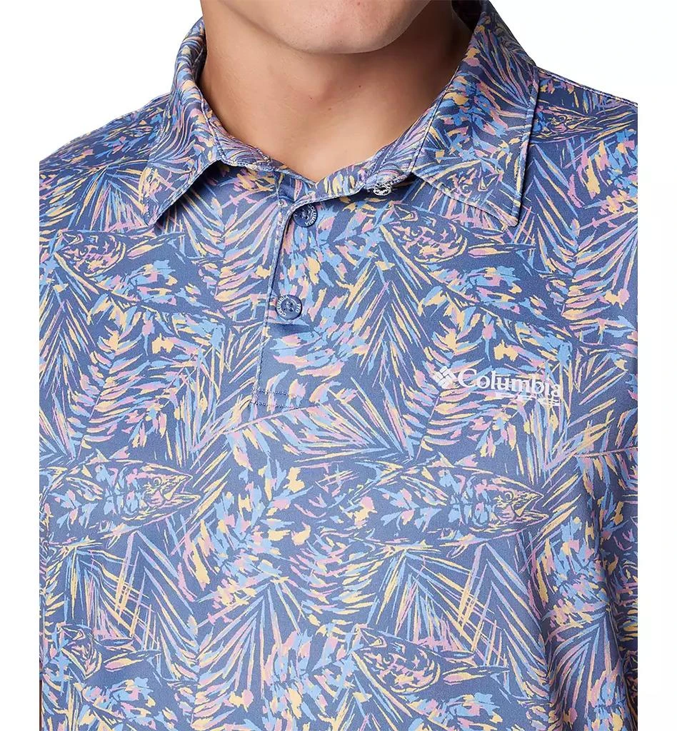 Columbia Men's Printed Short Sleeve Performance Polo Shirt 5