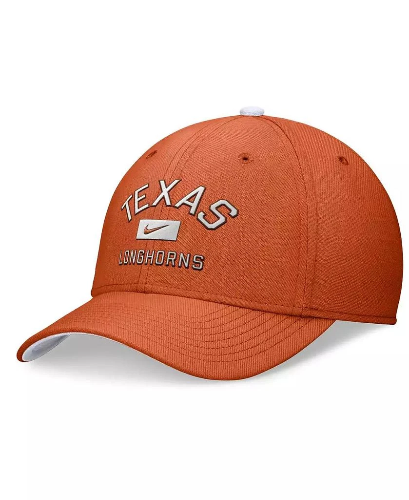 NIKE Men's Texas Orange Texas Longhorns Primetime Swoosh Flex Hat 1