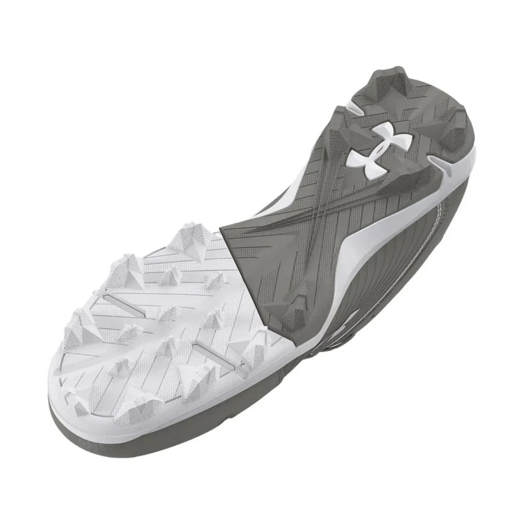 Under Armour Leadoff 3025589-101 Men's US Gray Low RM Baseball Cleats ZAP641 5