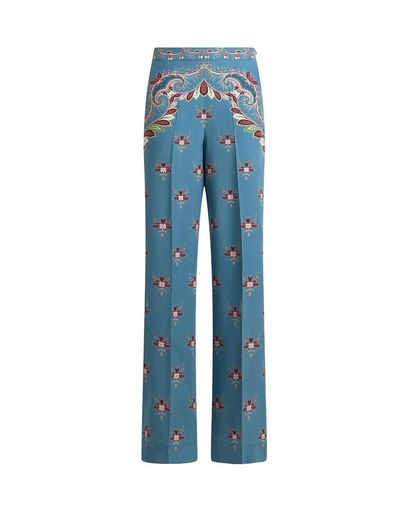 ETRO Printed Silk Trousers 5