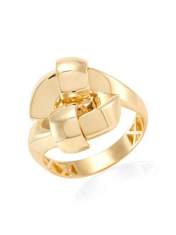 Saks Fifth Avenue 14K Yellow Gold Bypass Ring