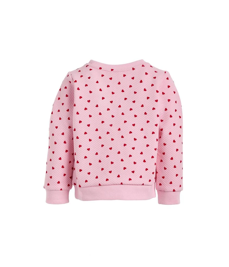 Janie and Jack Hearts Mattelasse Sweatshirt (Toddler/Little Kid/Big Kid) 2
