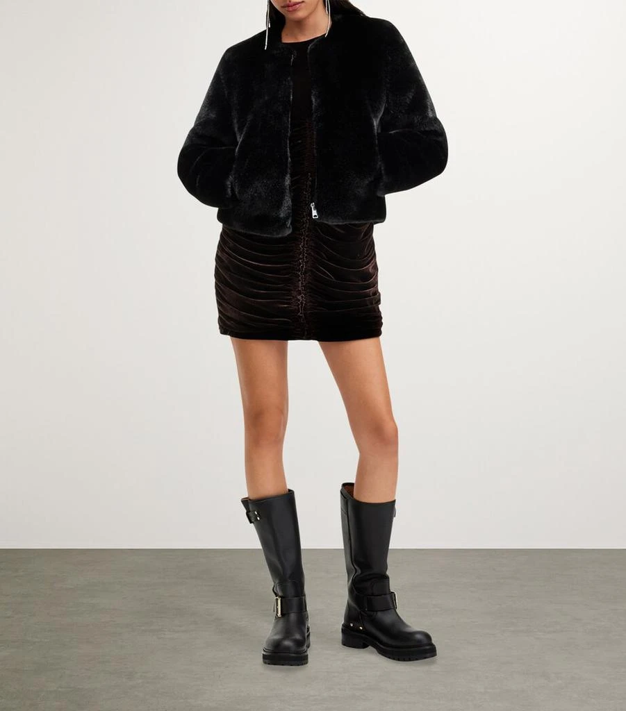 ALL SAINTS Faux Fur Florence Jacket 3