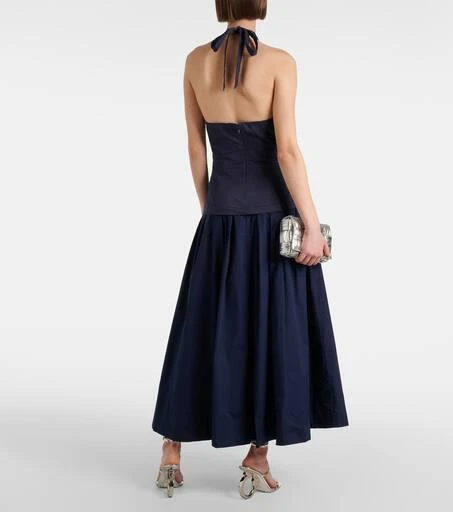 Staud Harrington chino and poplin maxi dress 3