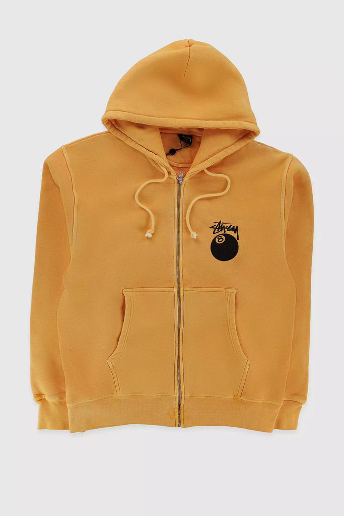 トップス STUSSY 8 Ball Pigment Dyed Zip Hoodie STUSSY Stussy 8 Ball Pigment Dyed Zip-Up Hoodie - Hoodies - Free
