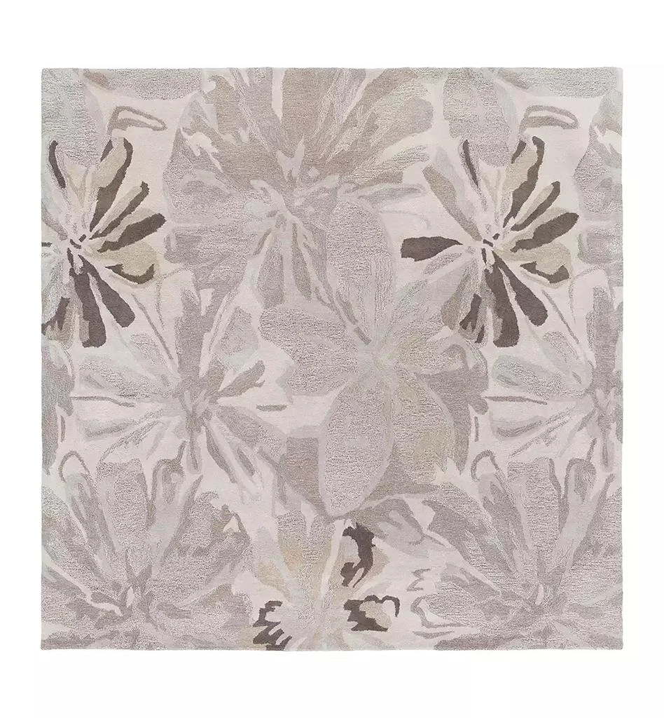 Surya Athena ATH-5135 Taupe 6' Square Area Rug 1