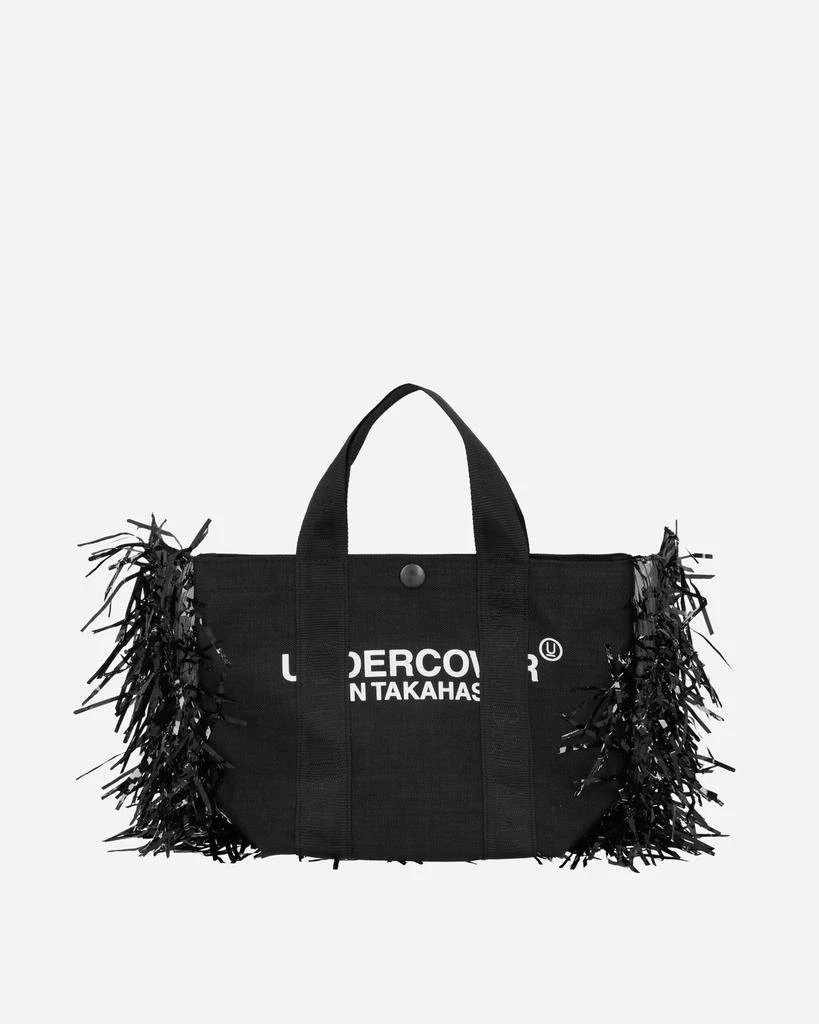 UNDERCOVER Fringe Nylon Tote Bag Black 1