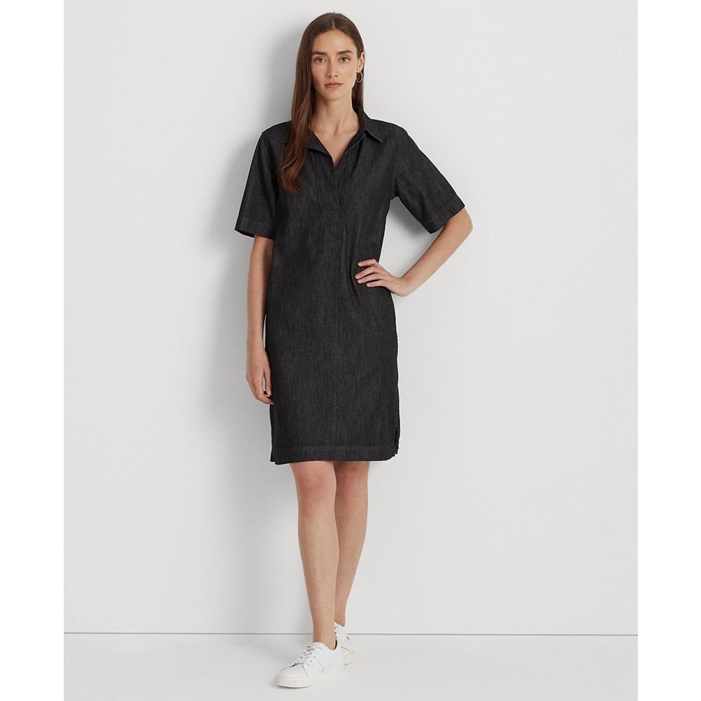 Lauren Ralph Lauren Denim Cotton Shift Dress