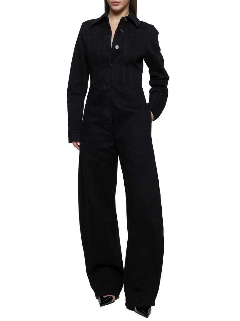 Alaia Black Denim Jumpsuit 2