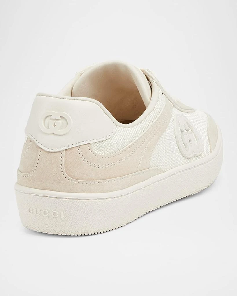 Gucci G75 Suede and Leather Sneakers 3