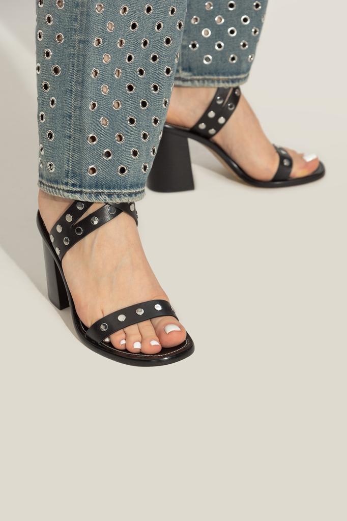 サンダル・ミュール Michael By Michael Kors Sandal Irene Irene Snake Embossed Leather Wrap Sandal | Michael Kors [US]