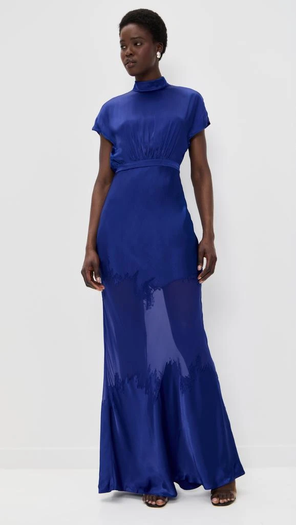 Saloni Fabienne Long Dress 6