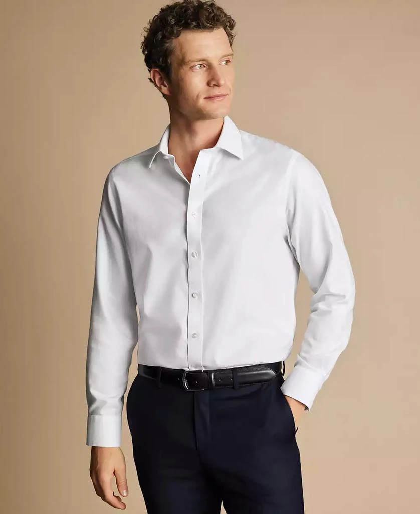 Charles Tyrwhitt Men's Slim-Fit Non-Iron Royal Oxford Dress Shirt 1