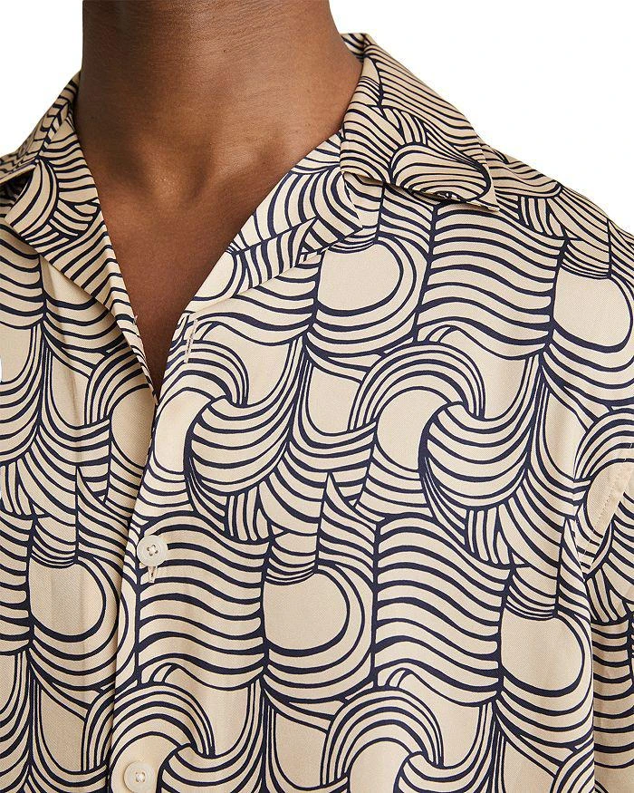 REISS Printed Camp Shirt 4