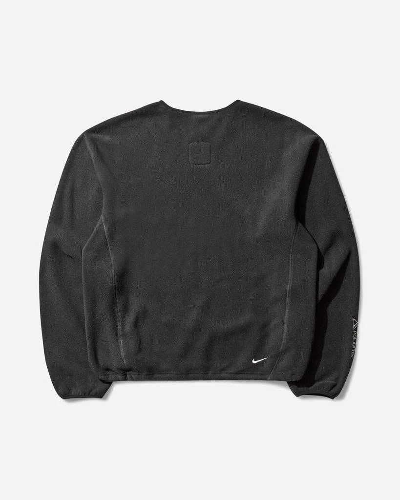 NIKE Men's ACG 'Wolf Tree' Fleece Crewneck Sweatshirt Black 2